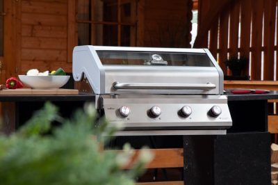 Grillfürst G401 Einbaugrill Edelstahl Grillfürst G401 Edelstahl Gasgrill zum Einbau