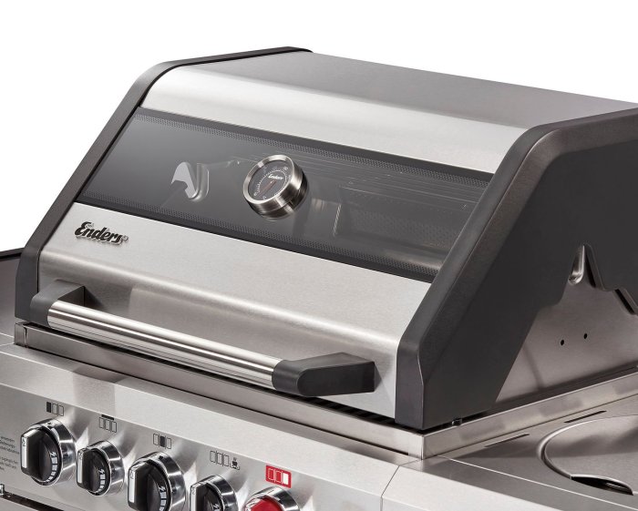 Enders Gasgrill Kansas II Pro 3 SIK Turbo mit Sichtfenster im Deckel