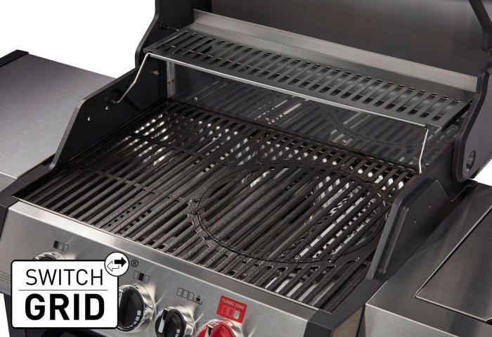 Enders Gasgrill Monroe Pro 3 SIK Turbo Black mit Switch Grid Grillrost