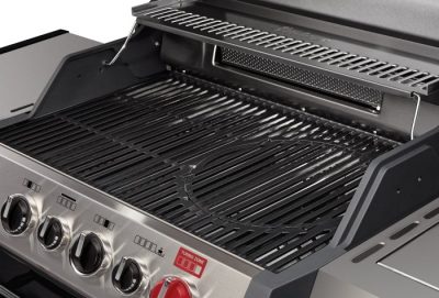 SWITCH GRID™ Gusseisen Grillrost mit einer Aussparung für verschiedene Einsätze