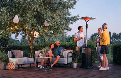 Enders Gas Heizstrahler Elegance mit ECO Plus Brenner Enders Gas Heizstrahler mit effizienter Infrarotstrahlung