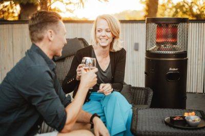 Enders Gas Heizstrahler Polo Black für die Terrasse und den Balkon Enders Gas Heizstrahler Polo Black für die Terrasse und den Balkon