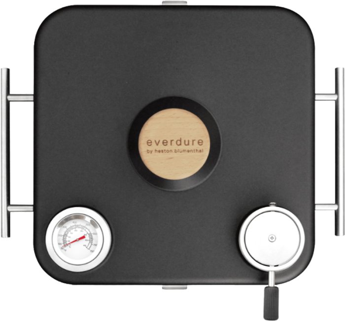 Everdure CUBE ProFlame 360 mit Temperaturanzeige und Lüftungsschieber