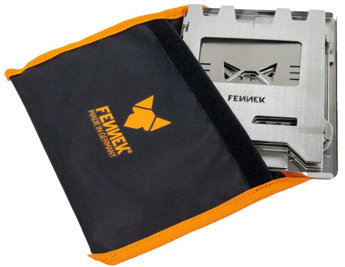 Fennek Hobo Kocher Premium lässt sich besonders platzsparend in der Tasche verstauen