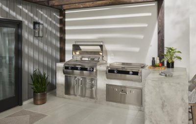 Fire Magic Gasgrills in der Outdoor Küche