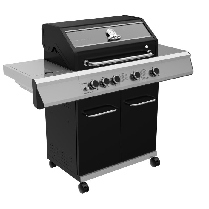 Grillfürst Gasgrill G410E mit Infrarotbrenner und Edelstahlrosten