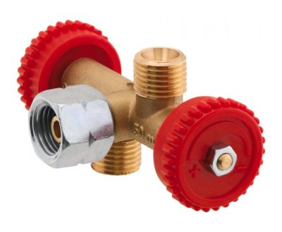 GOK Abzweigventil Abzweigventil zum Anschluss von zwei Gasflaschen