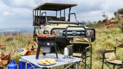 CADAC Gas Campinggrill Safari Chef 2 mit Gaskartusche CADAC Safari Chef 2 Gas Campinggrill für den Betrieb mit Gaskartusche