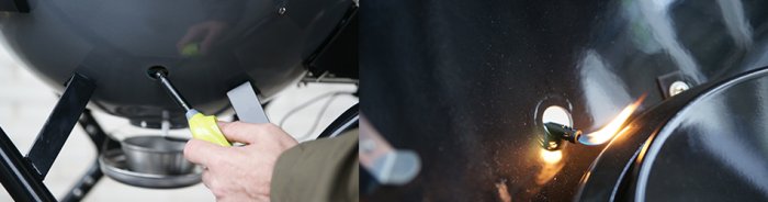 Überprüfen der Gaszufuhr