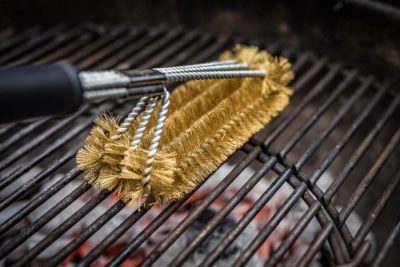 Die Grillfürst 3-fach Bürstenkopf Grillbürste - Edelstahl oder Messing Die Grillfürst 3-fach Bürstenkopf Grillbürste - Edelstahl oder Messing