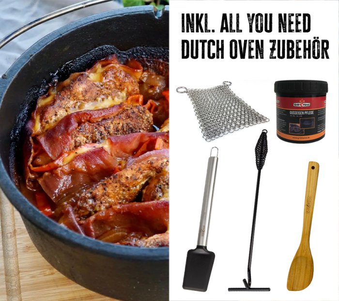 5tlg. Dutch Oven Zubehör Set