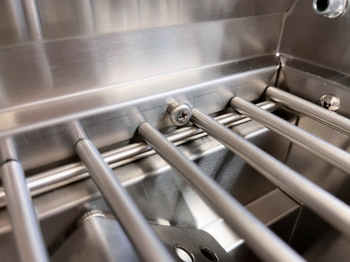 Grillfürst G201E mit Grillrost Kippsicherung