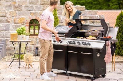 Grillfürst G750 Doppelhauben Gasgrill Der Grillfürst Gasgrill als riesiger Doppelhauben Gasgrill
