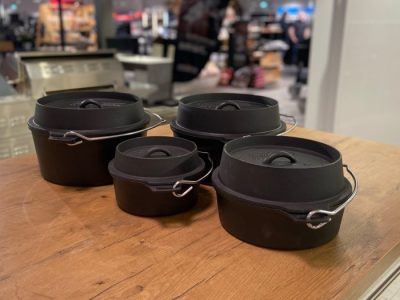 Die Grillfürst Dutch Oven ohne Füsse DO12, DO4, DO9 und DO7,5