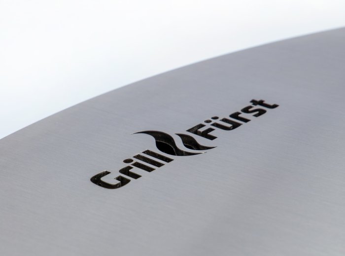 Grillfürst Grillplatte aus Edelstahl - Feuerplatte