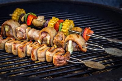 Grillspieße Edelstahl - Doppelspieße Edelstahl Grillspieße - pflegeleicht und wiederverwendbar (z.B. von Doppelspieße von Grillfürst)