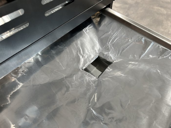 Extra starke Aluminiumfolie für weniger Falten