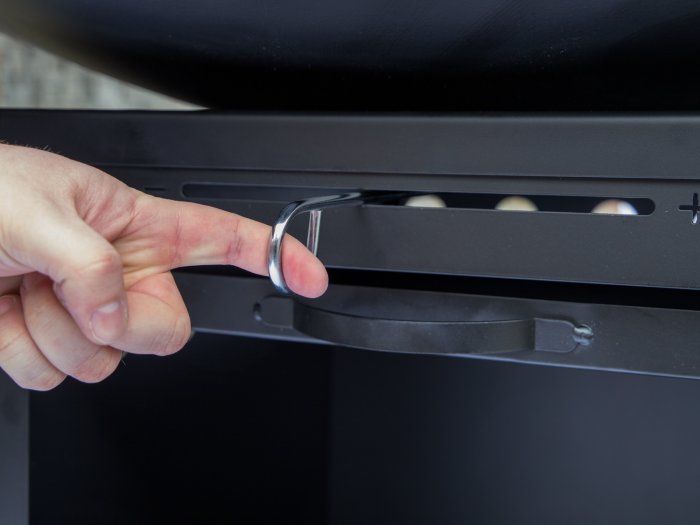 Grillfürst Feuerplatte mit stufenlos verstellbarem Lüftungsregler