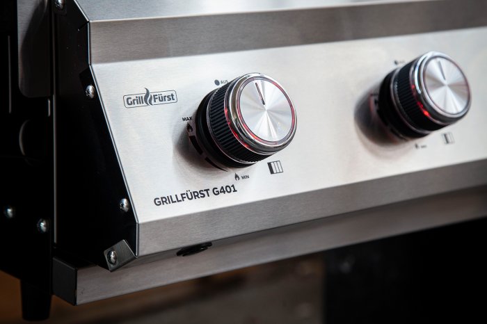Grillfürst Einbaugrill G401 mit leistungsstarken Edelstahlbrennern