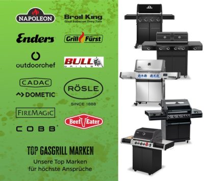 Große Auswahl an Top Gasgrills bei Grillfürst - die besten Marken für höchste Ansprüche
