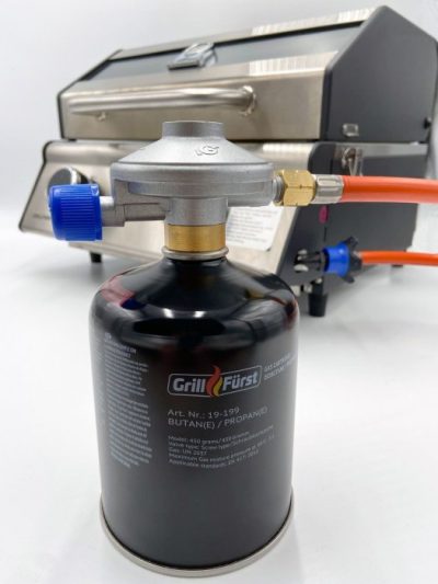 Grillfürst Universal Schraubkartusche - auch als Weber Gaskartusche Alternative!