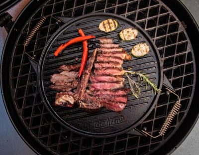 Runde Grillplatten für Kugelgrills