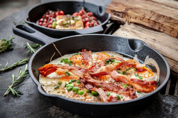 Grillfürst Gusseisenpfanne 30 cm für Bratkartoffeln