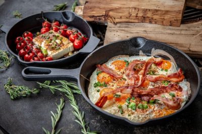 Grillfürst Gusseisen Pfannen Grillfürst Pfannen aus Gusseisen - perfekt geeignet für den Einsatz auf dem Grill