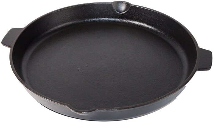 Grillfürst Gusseisenpfanne 40 cm mit 2 Griffen