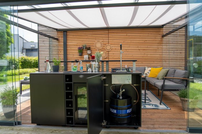 Grillfürst Moments Zapfanlage, Cocktailbar und Theke