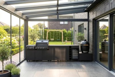 Grillfürst Moments Outdoor Küche mit Independence Gasgrill und Keramikgrill Grillfürst Moments Outdoor Küche mit Independence Gasgrill und Keramikgrill