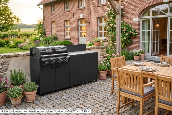 Grillfürst Moments Outdoor Möbel Kombination zur Outdoor Küche