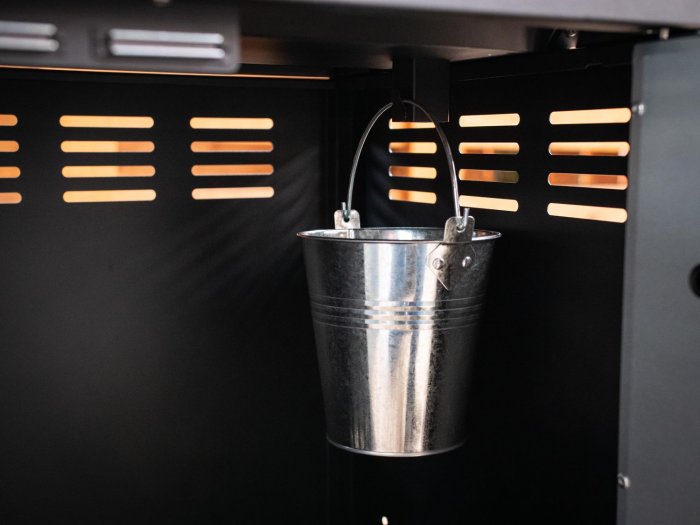 Der Grillfürst Pelletgrill mit innenliegendem Fettauflauf und Fettablaufeimer