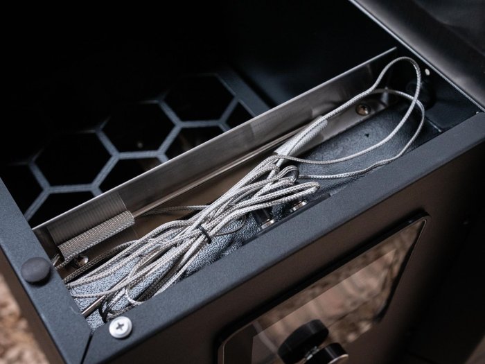 Grillfürst Pelletgrill mit 2 Kerntemperaturfühlern