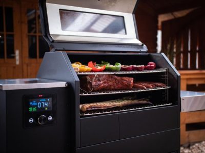 3 Grillrostebenen beim Grillfürst Pelletgrill S280
