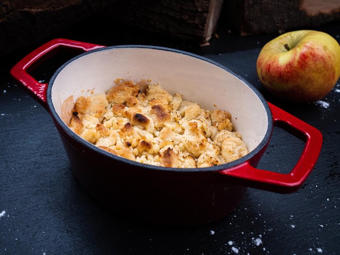 Grillfürst Sternentöpfchen Gusseisen Bräter für Desserts und Kuchen