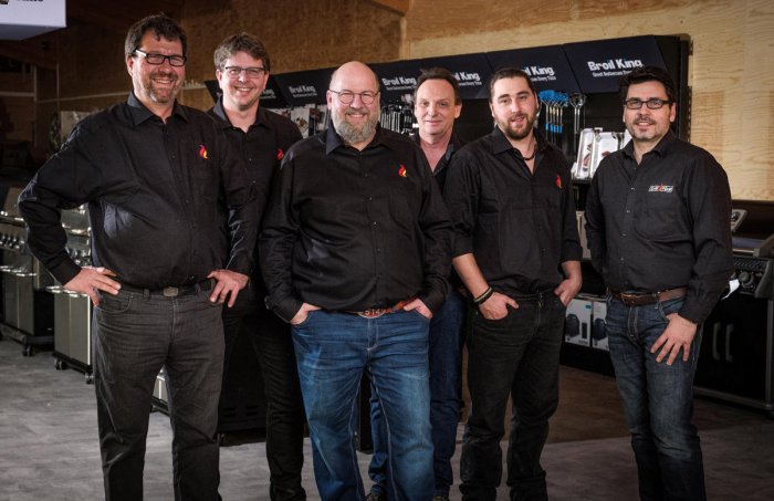 Das Schweizer Team (v. li.):<br> Stephan, Stephan, Uwe, Robert, Florian und Thomas