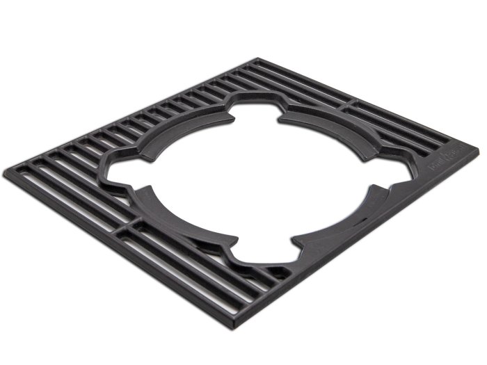 Grillfürst Gusseisen X-Rost mit Aussparung für Einsätze Grillfürst Gusseisen X-Rost mit Aussparung für Einsätze