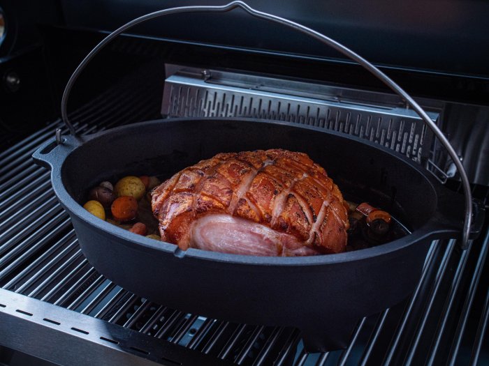 Grillfürst ovaler Dutch Oven für jeden Gasgrill