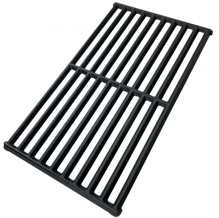 Hongso Verstellbarer Grillrost Aus Gusseisen - Universeller Ersatzrost Für Gasgrills, Porzellanbeschichtet, 35,6-50,8 Cm Länge