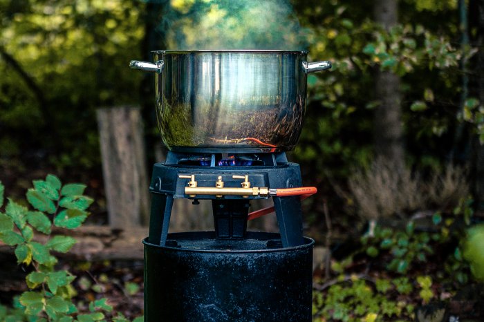 Hot Wok Wokbrenner vielseitig verwendbar - auch für große Töpfe
