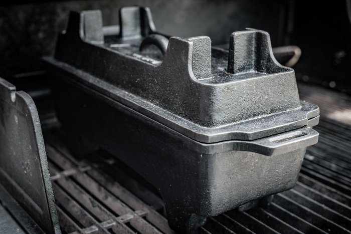 Grillfürst Dutch Oven Kastenform mit T-Füßen für Briketts