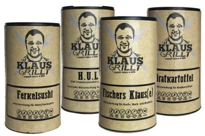 Klaus grillt Gewürzmischungen im Streuer Klaus grillt Gewürzmischungen im Streuer