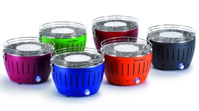 LotusGrill - kompakter Kohlegrill in vielen, verschiedenen Farben LotusGrill in vielen, verschiedenen Farben - ein kompakter Kohlegrill mit innovativer Technik