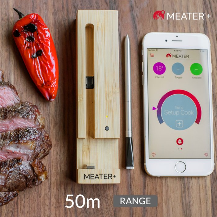 Meater das kabellose Bluetooth / WLAN Grillthermometer