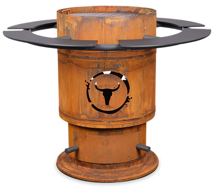 Moesta Bandit Feuertonne mit Ablagebrettern PaperBlank