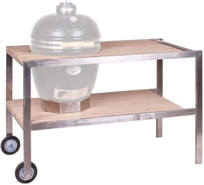 Grilltisch für Monolith Keramikgrills Fahrbarer Grilltisch für Monolith Keramikgrills