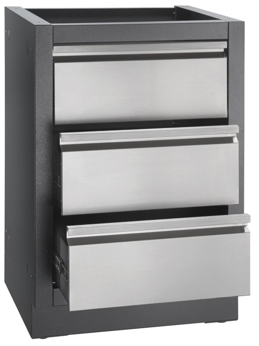 Napoleon Outdoor Küche Oasis 2er Schubladenschrank mit Blende oben