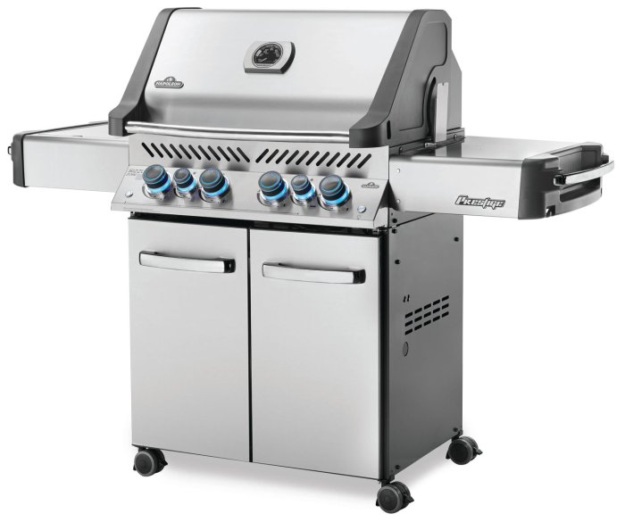 Napoleon Prestige 500 Gasgrill  mit Erdgas, Edelstahl mit Safety Glow 