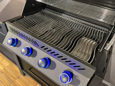 Einbaugrill mit Edelstahlrosten Einbaugrill mit Edelstahlrosten